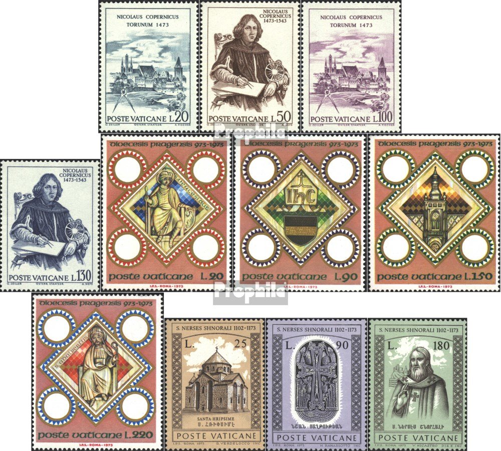 Prophila Collection Vatikanstadt Briefmarken P19-P24 Komplett – Postfrisch, MNH, 1968