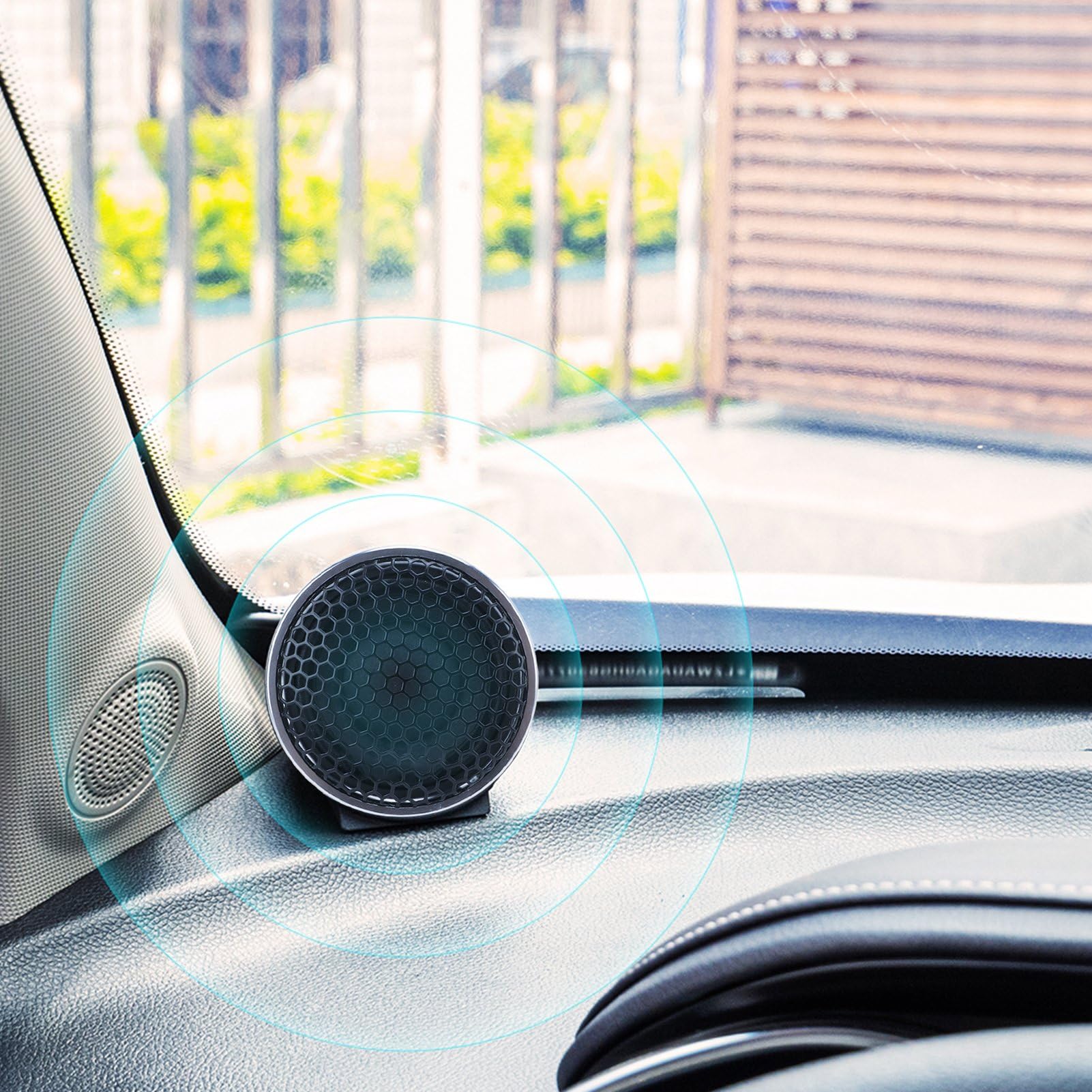 KIMISS Altoparlante Midrange per Auto 2,5 Pollici 110 W, Surround Stereo a 360 Gradi, Tecnologia HIFI, Installazione Semplice, Crossover Acuti a Bassa Perdita per Voce Umana Precisa,