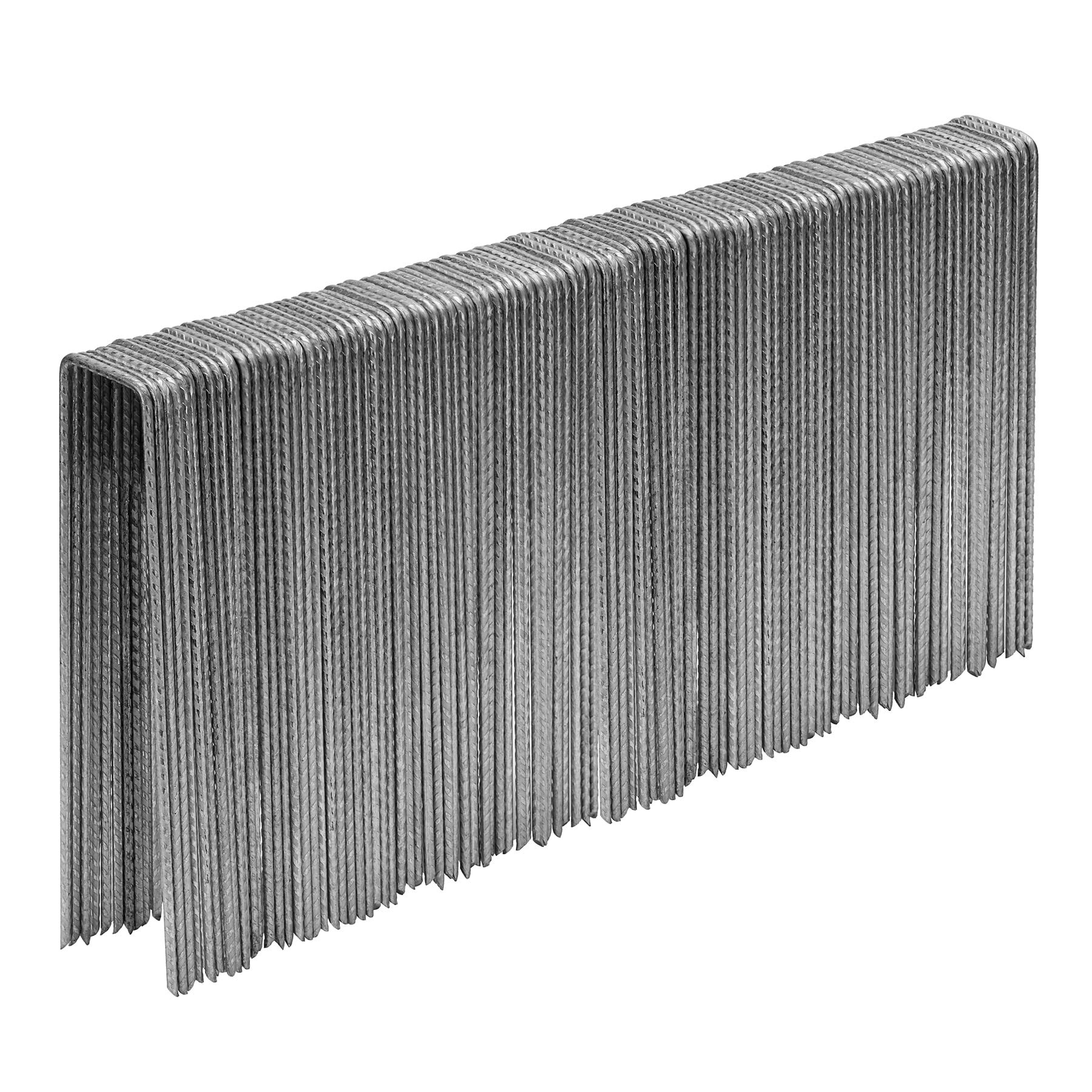 Lot 100 agrafes Acier Galvanisé Crantées Ø4mm Longueur 20cm Largeur 5cm - Agrafes Paillage, Fixation grillage et filets