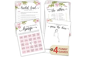 Hilarious Bridal Shower Bingo Cards