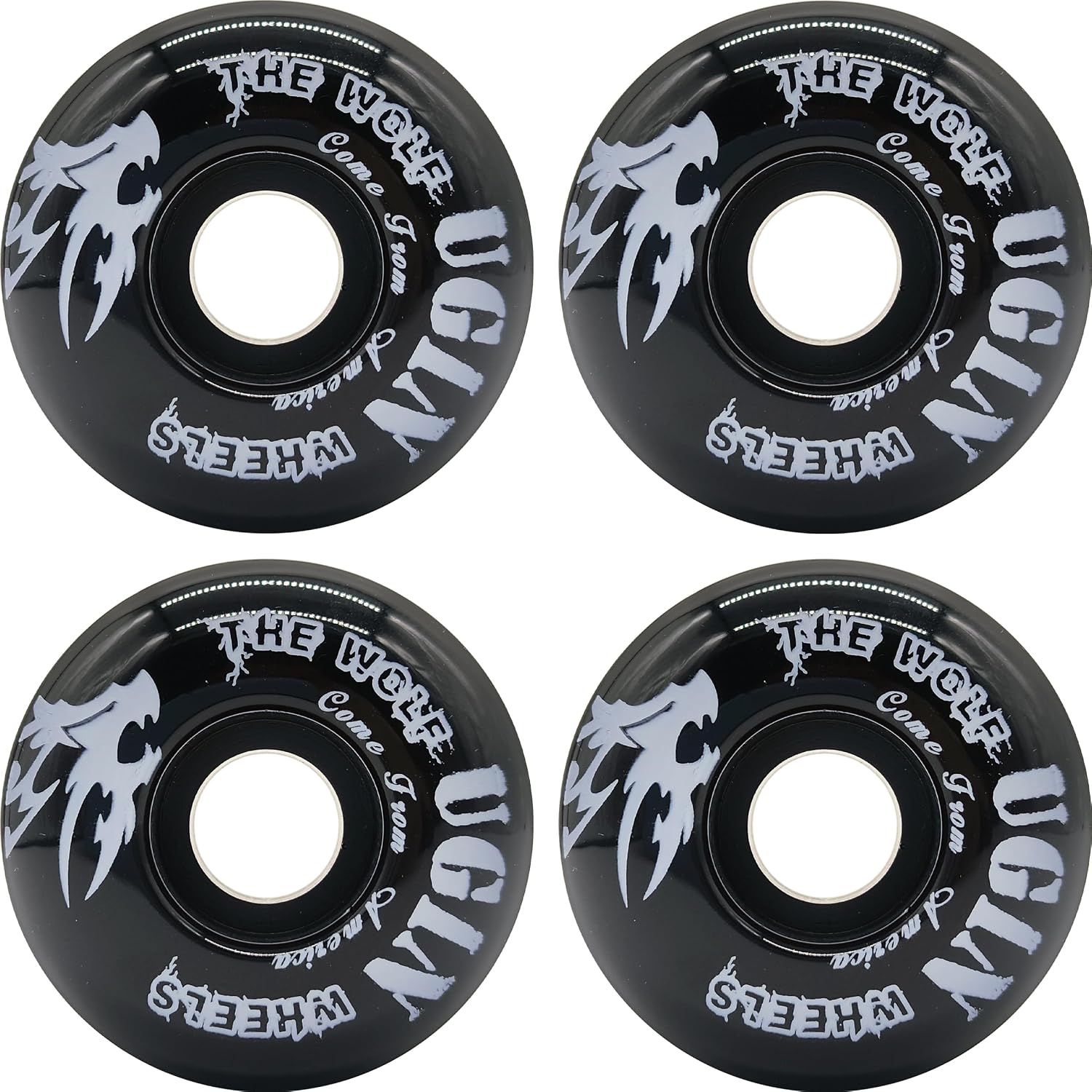 Skateboard Wheels 52mm 95A with Tool Set, Skateboard Bearings,Skateboard Tools Washers, Freestyle Skateboard Wheel Tips Street Skateboard