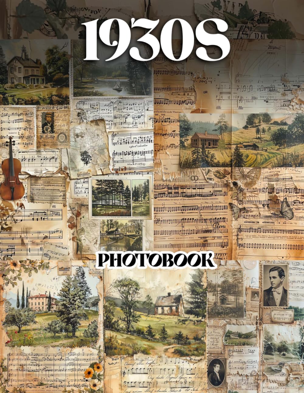 1930s Photo Book: Historical Art Photography Collection Featuring Vintage Black-And-White Images And Nostalgic Everyday Moments