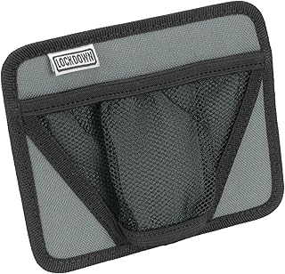 Lockdown Vault Handgun Hanger with Mesh Pocket and Elastic Band for Gun Safe Organization, Storage and Security