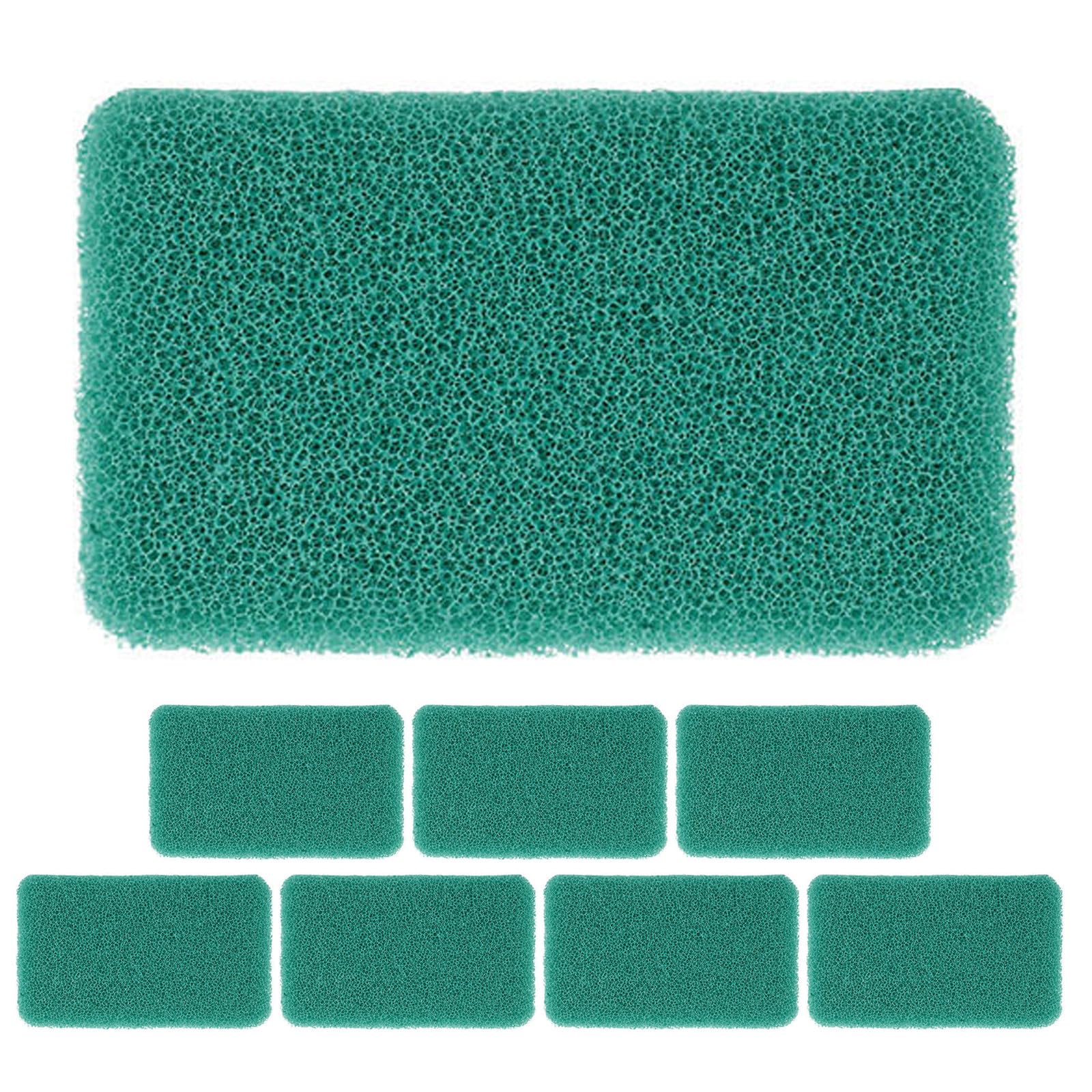 Lurrose 8 esponjas de Silicona para Platos, Almohadilla de Limpieza de | Cepillo de limpieza de doble cara para ollas y sartenes, limpieza de verduras, accesorios para utensilios de cocina.