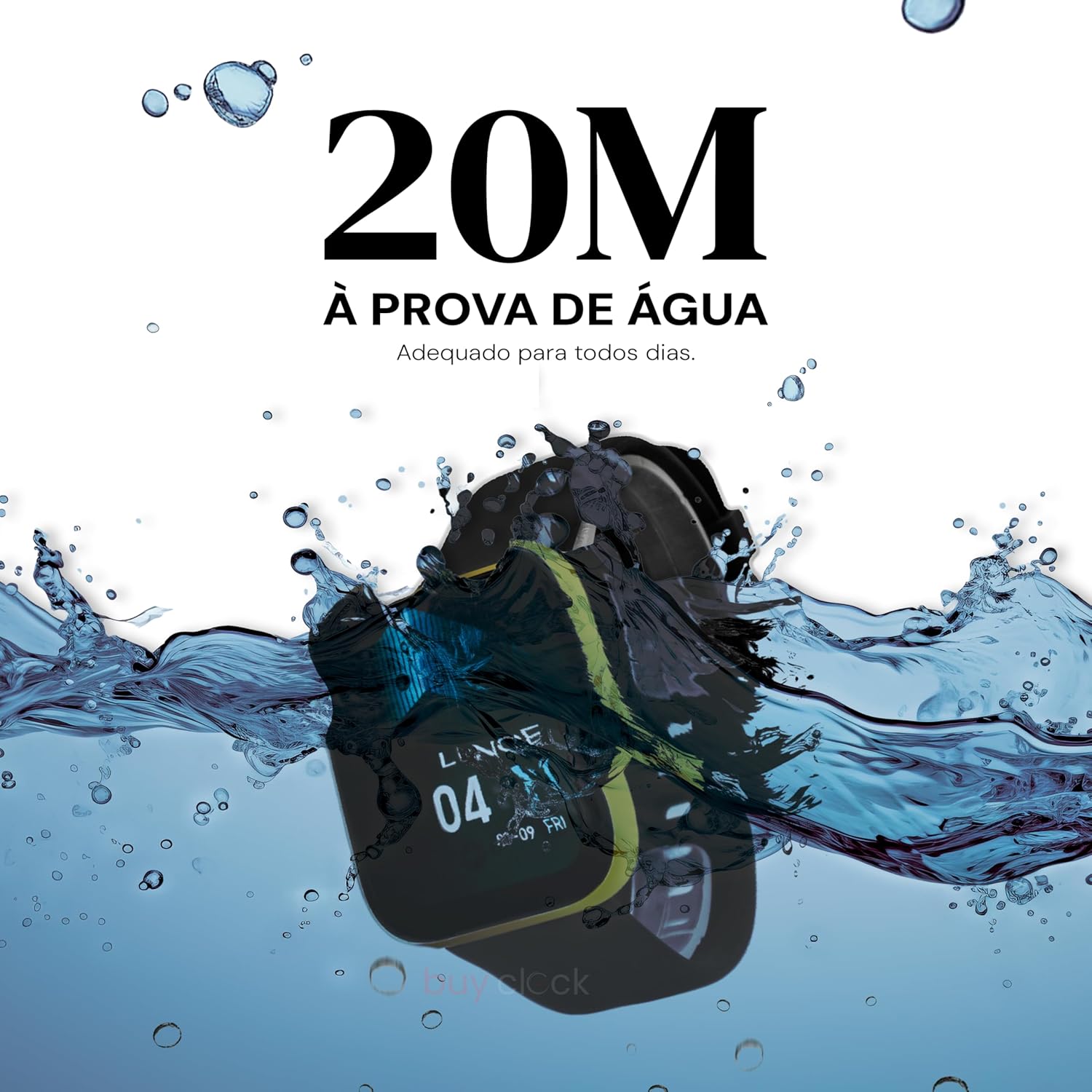 Lince Fit 3 Smartwatch submerged in water