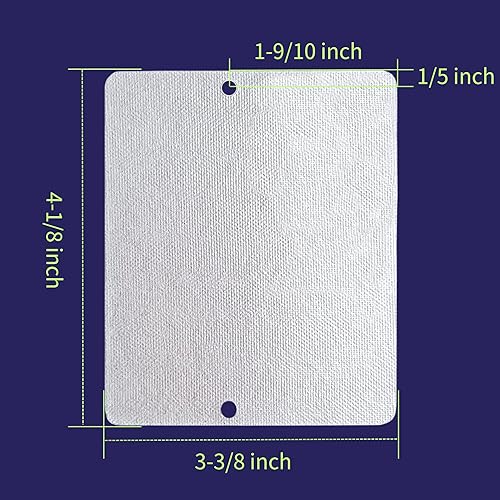 Miniatura 4 de LIGHUFEIC 4 piezas de cubierta de guía de ondas de microondas de repuesto para microondas WB34X21271, 3026729-3-38 x 4-18 pulgadas, GE Hotpoint RCA