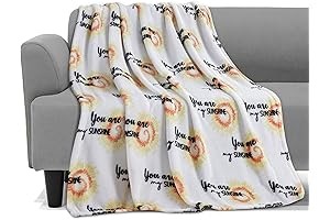 Elegant Comfort Lightweight Printed Throw Blanket - All Season, Ultra Soft, Cozy...