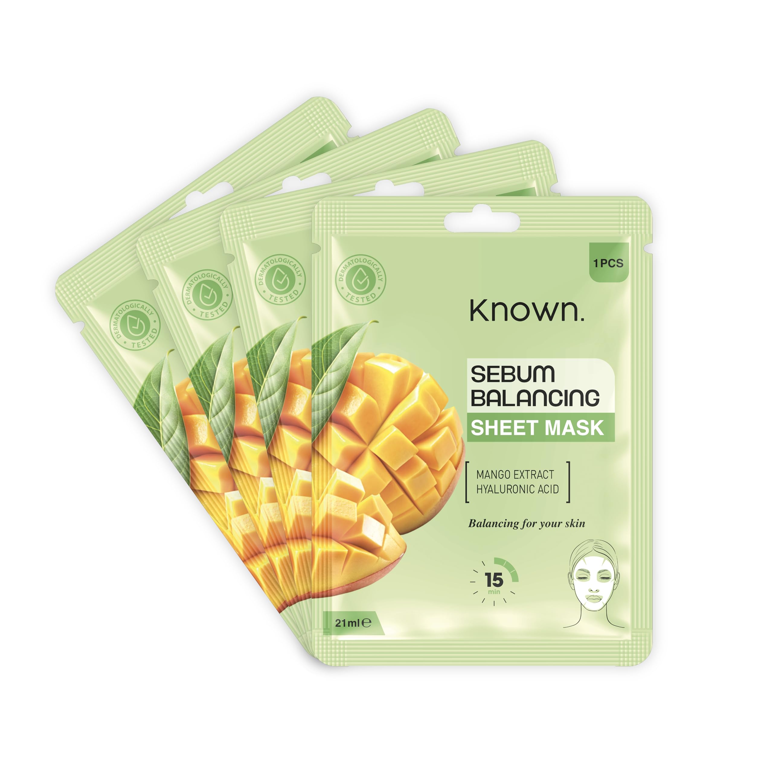 Known Sebum Dengeleyici Yüz Maskesi 4 Adet