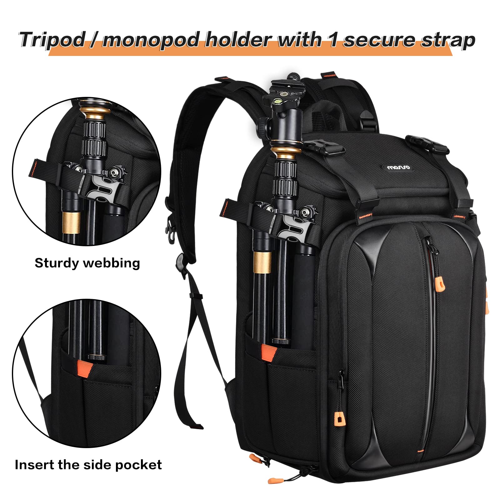 MOSISO Kamera Rucksack, DSLR/SLR/Spiegellose Fotogr Produktbild-Vorschau 14
