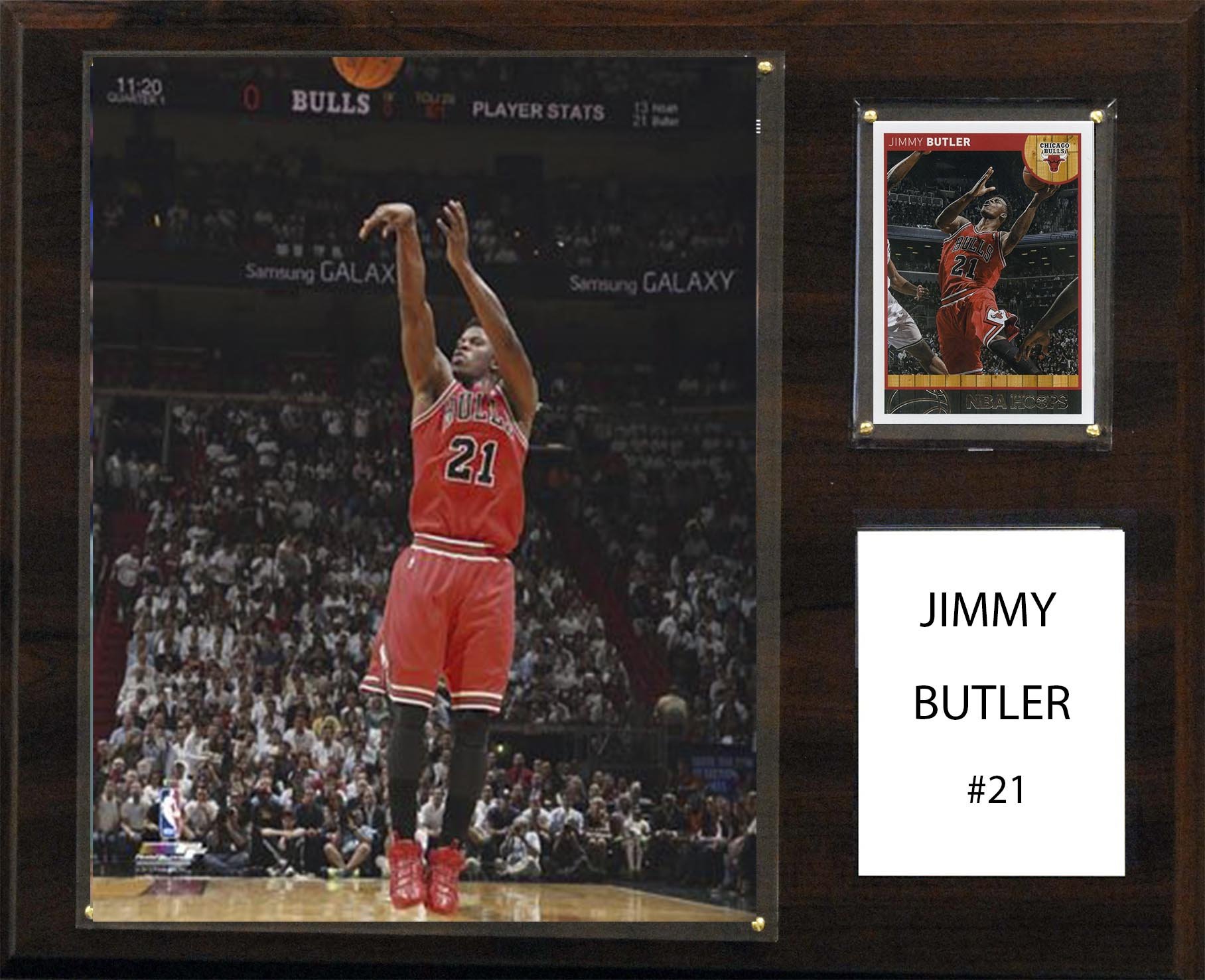 NBA Chicago Bulls Jimmy Butler Player Plaque, 12 x 15-Inch