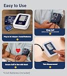 A&D Medical Blood Pressure Monitor for Home Use - UA-651CN - Upper Arm Precise BP Machine - Wide Range Cuff (8.6–16.5” / 22-42 cm) Easy To Use, One Click Operation, Adults, AA Batteries, 1-User