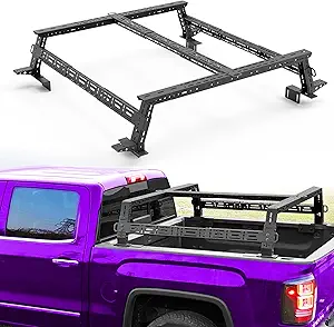 MONOKING Adjustable Universal Truck Bed Rack with Crossbars
