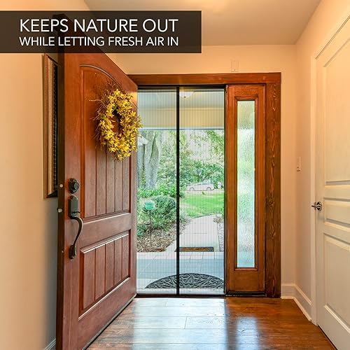 Miniatura 6 de Puerta protectora magnética reforzada Flux Phenom se ajusta a puertas de hasta 38 x 82 pulgadas