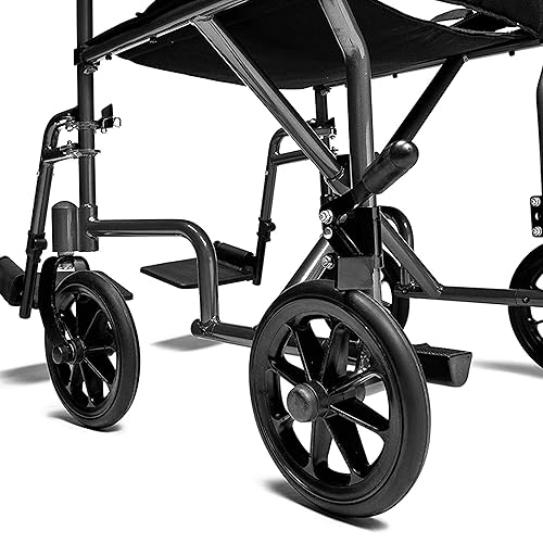 Miniatura 5 de Silla de ruedas de aluminio ligero, de Graham Field, EJ784-1, 19", Plateado