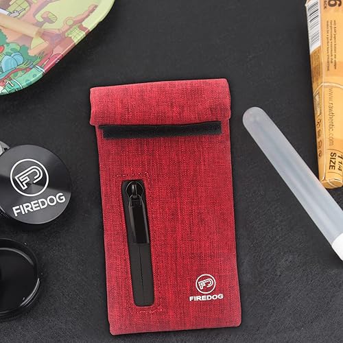 Vista 6 de FIREDOG Bolsas a prueba de olores, bolsa con forro de carbono a prueba de olores para perros, probada de 3 x 6 pulgadas, bolsillo de almacenamiento