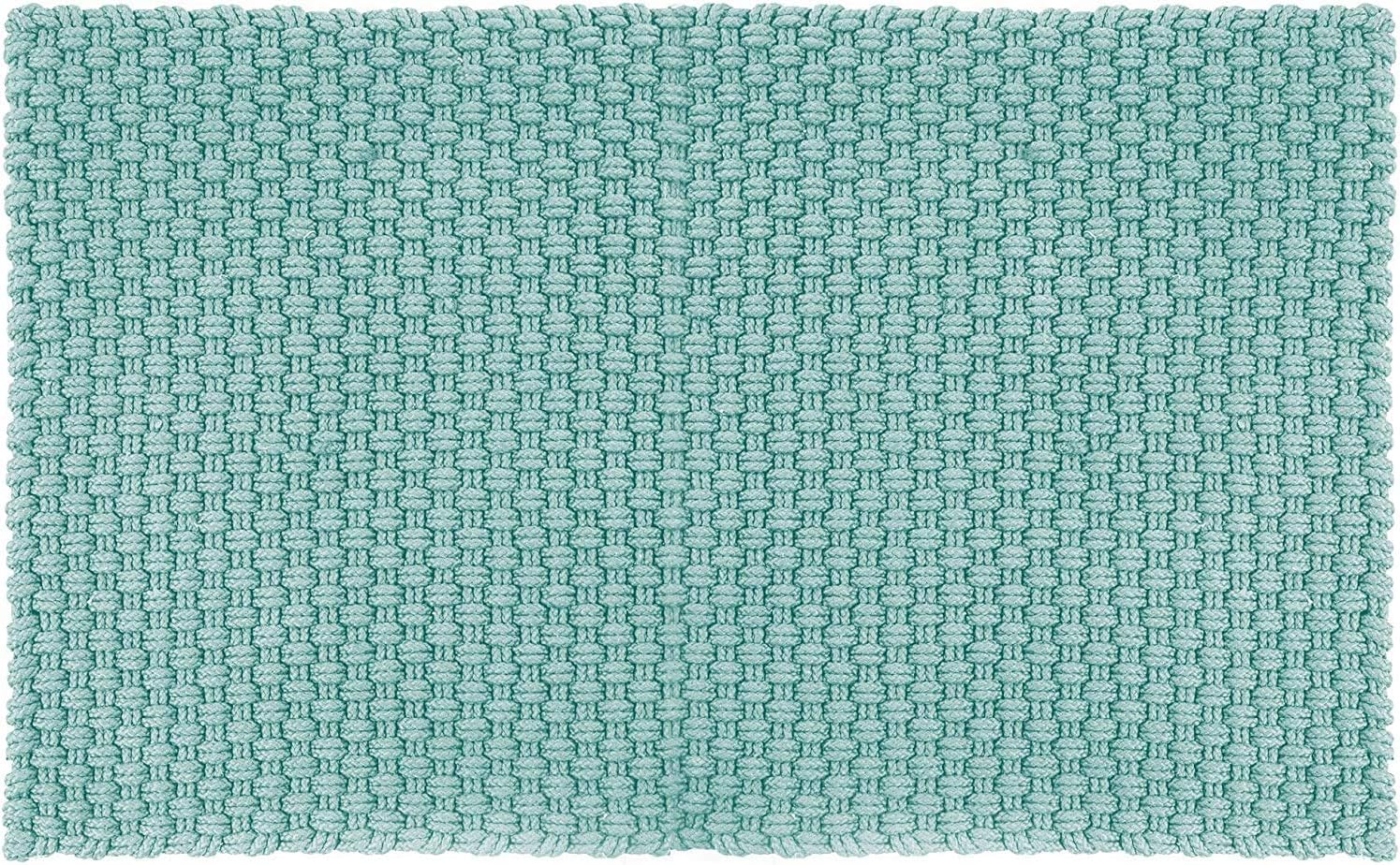 pad – Doormat – Plain – Indoor/Out of doors – Opal/Turquoise – 72 x 132 cm