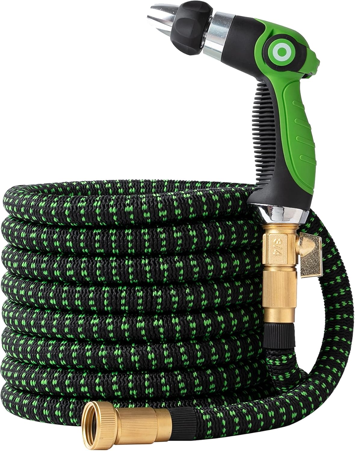 Garden Hose Flexible Expanding Retracting GreenFriendlyHome Kinkless