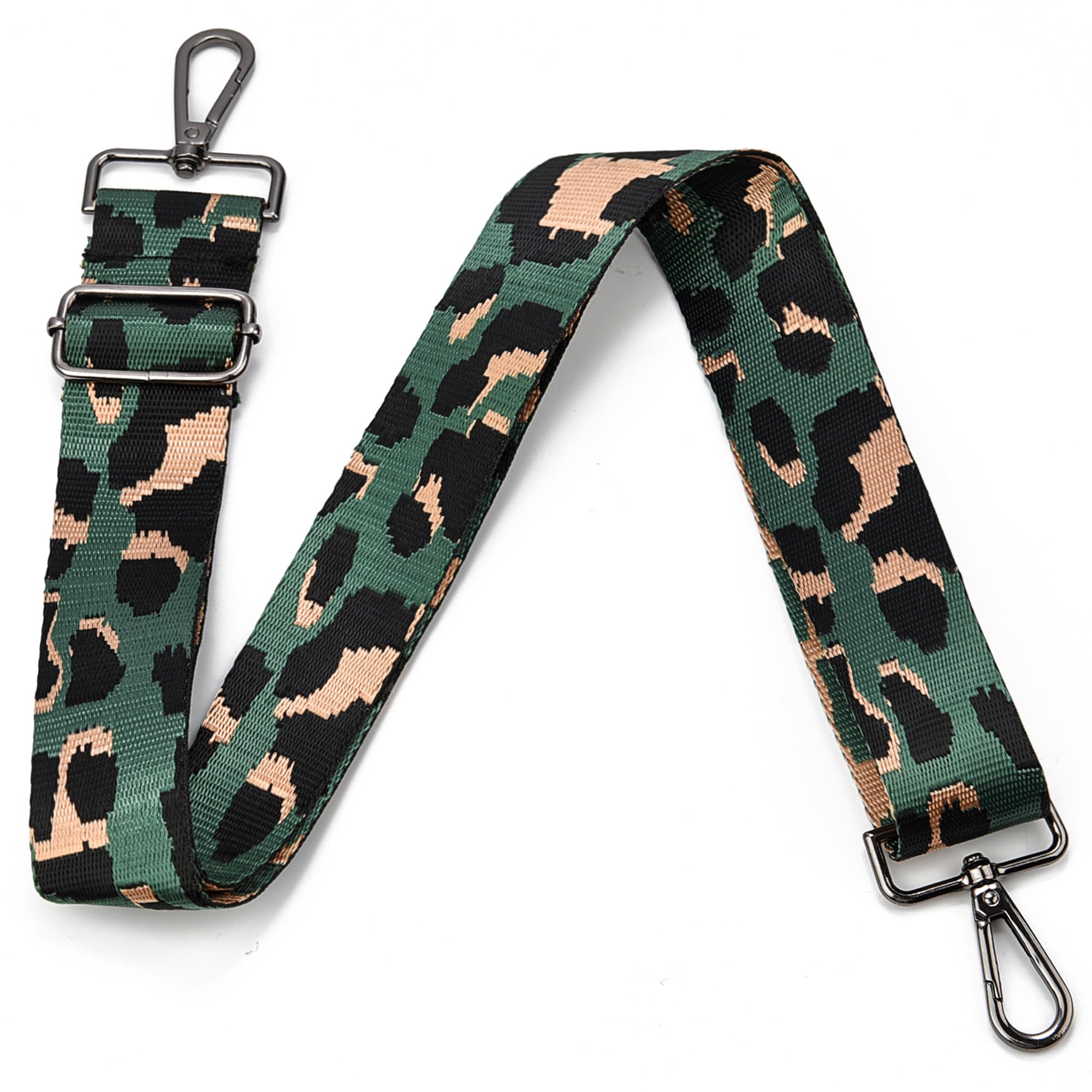 Purse Strap Gold Hardware Replacement Crossbody Bag Strap, Wide Adjustable Shoulder Strap