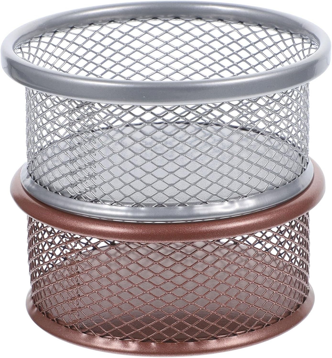 Cabilock Metal Container 2Pcs Paper Clip Holder Paperclip