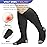 LEVSOX Wide Calf Compression Socks for Women Men Plus Size 15-20 mmHg Extra Large Knee High Support Sock for Nurses Pregnant Travel