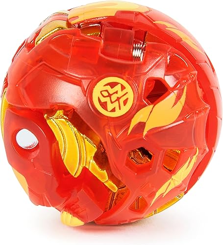 Miniatura 4 de Bakugan Evolutions, Dragonoid (rojo), Platinum Series True Metal Bakugan, 2 BakuCores y tarjeta de personaje, juguetes para niños a partir de 6 años