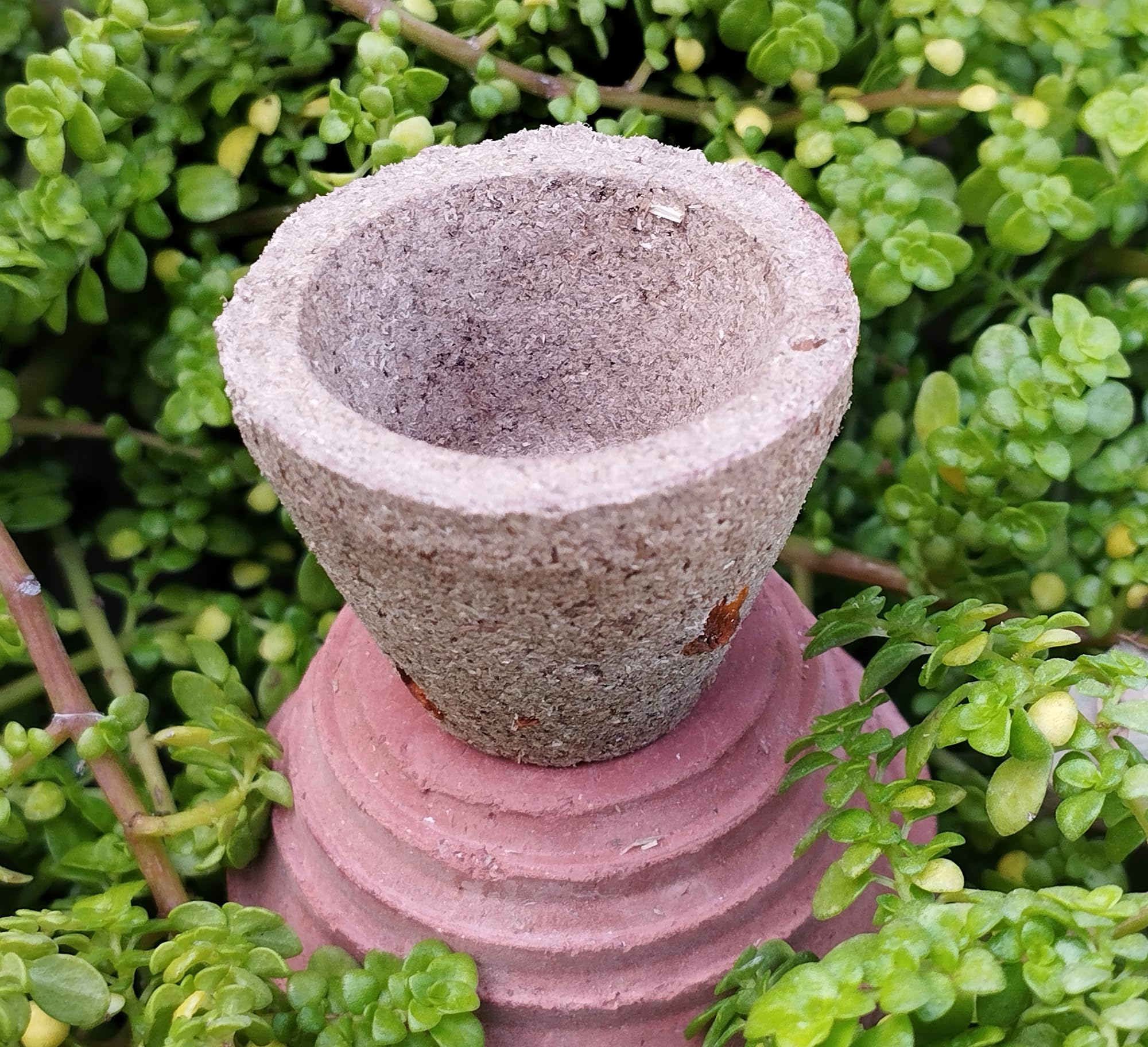 aviral cow dung havan cup sambrani cups empty (50 cup) - by aviral sanatan seva sansthan