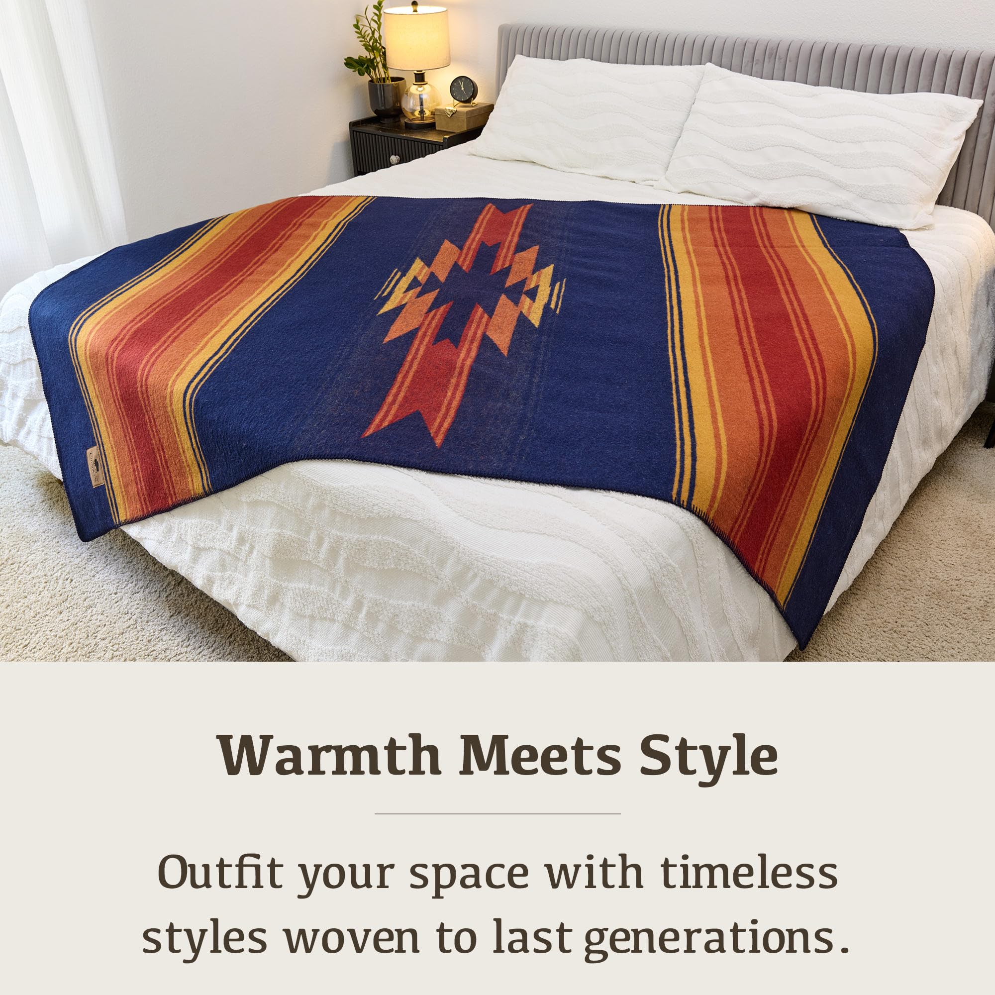 sunsetclimax Camp throw blanket ブランケット Camp throw blanket-en - sunsetclimax