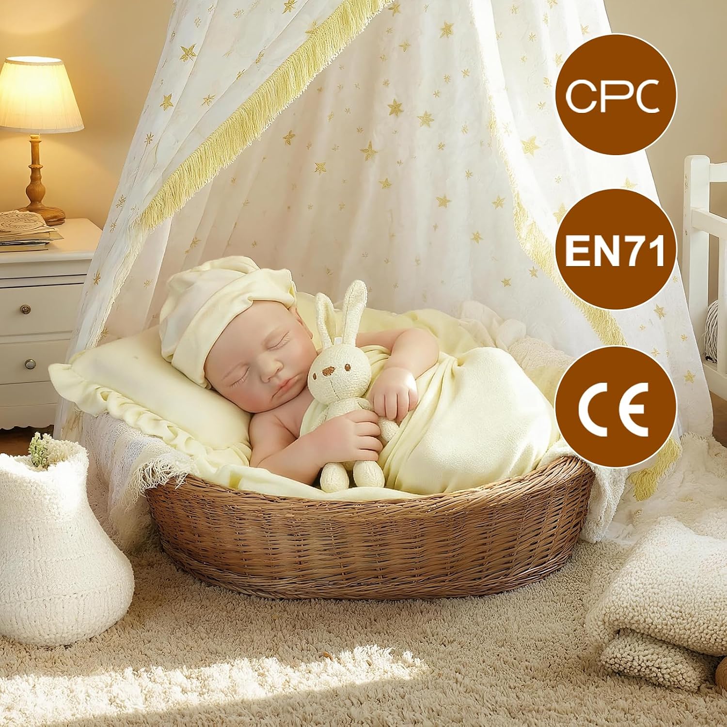 Reborn Baby Dolls 20.5 inch Silicone Reborn Baby Dolls Full Body Lifelike Newborn Dolls