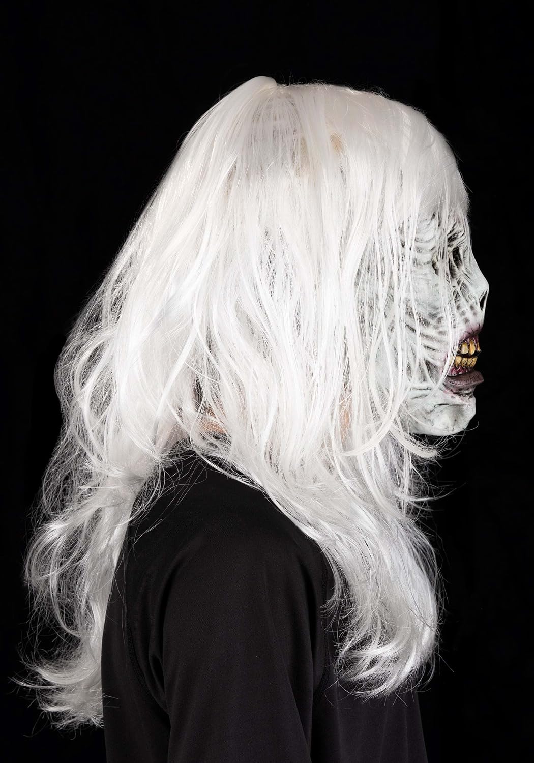 Fun Costumes Immortal Masks Wretched Witch Latex Halloween Mask for Adults, Full Head Realistic Scary Halloween Masks