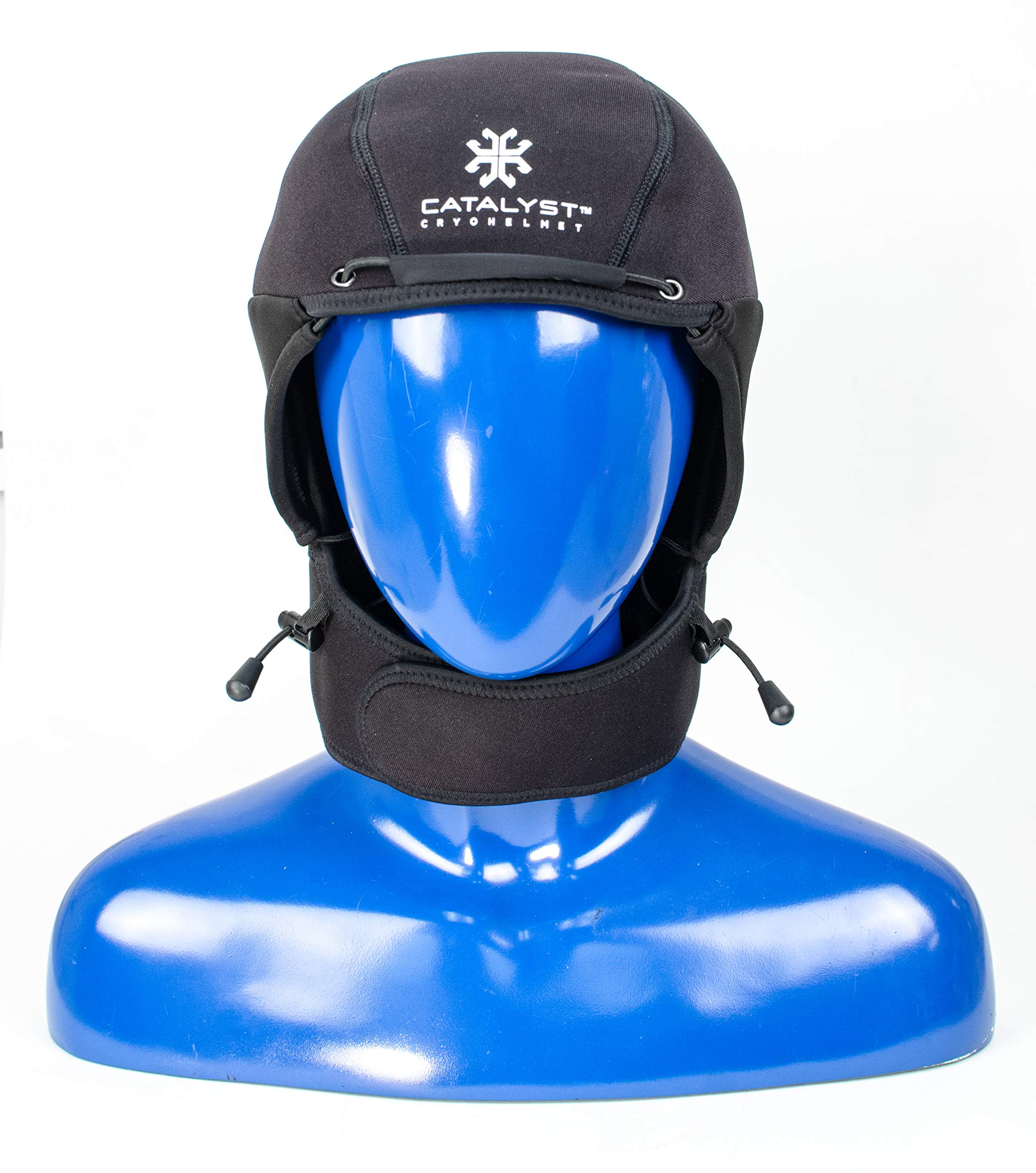 Catalyst Cryohelmet v2 Men's and Women's Migraine Relief Cap with Adjustable Hood, Small, Black
