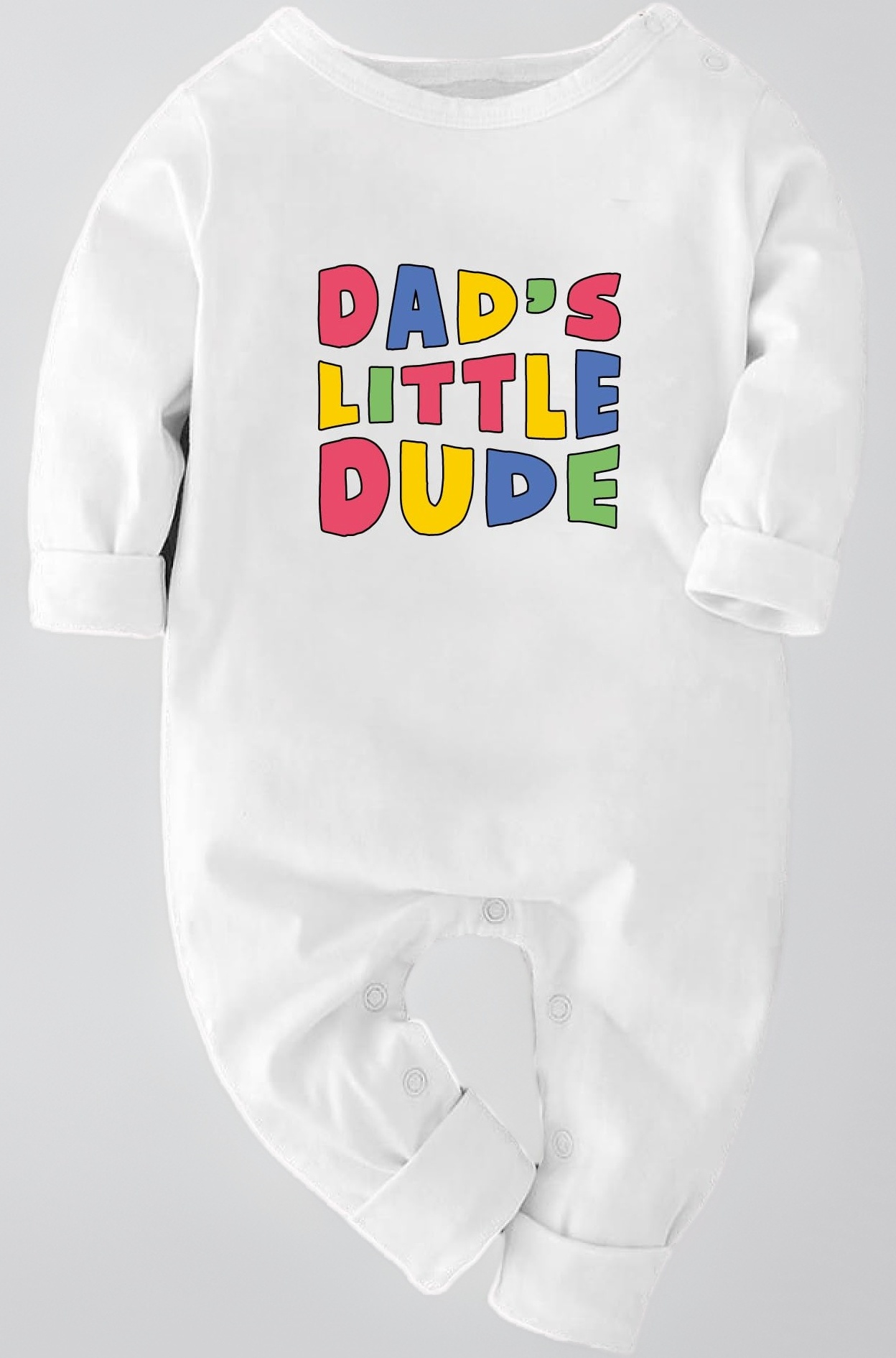 Father and Baby theme dress | Daddy's Little Dude Full Sleeves Newborn Baby Romper Cute Outfit For Baby Boy Girl |100% Cotton Clothes Bodysuit