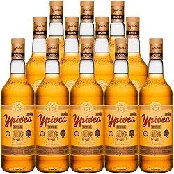 Genérico, Cachaça Aguardente Ypióca Ouro 965ml 12 Unidades