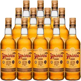 Genérico, Cachaça Aguardente Ypióca Ouro 965ml 12 Unidades