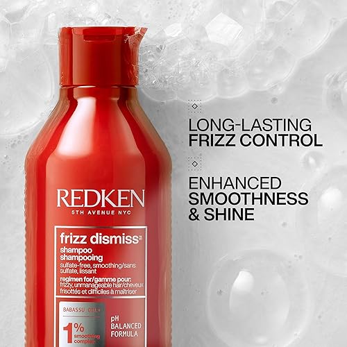 Miniatura 2 de Redken Frizz Dismiss Shampoo  Weightless Frizz Control  Anti Frizz for Smoother Hair  Sulfate Free