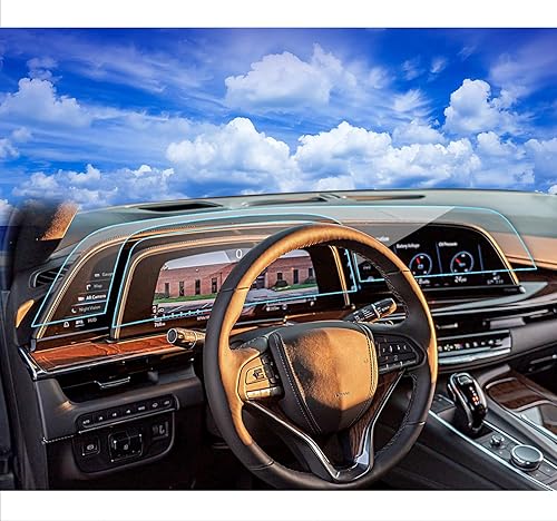 Protector de pantalla Escalade 2024 para Cadillac EscaladeEscalade V NANO 2021 2022 2023 2024 Protector de pantalla táctil para accesorios Escalade