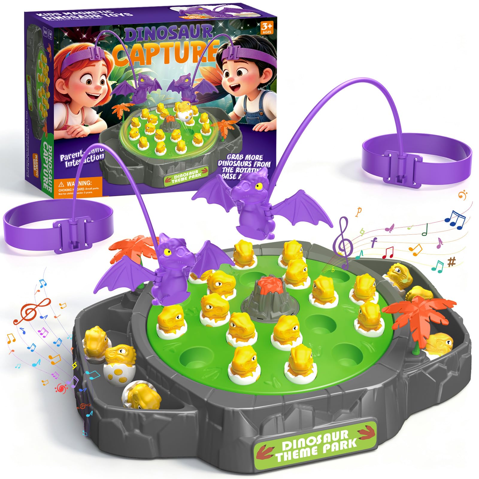 Dinosaur Rescue Game - Magnetic Pterosaur Fun! -1 Dinosaur Rescue Game - Magnetic Pterosaur Fun! -1