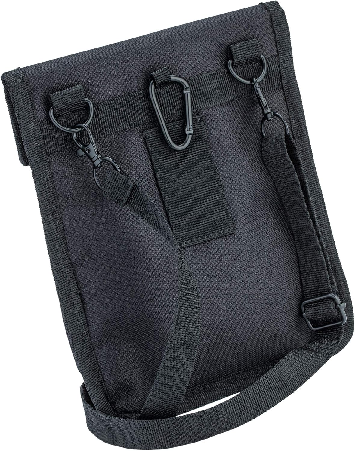 Smell Proof Cross Body Bag - Adjustable Shoulder Pouch by Formline Supply (Black - Red Logo)