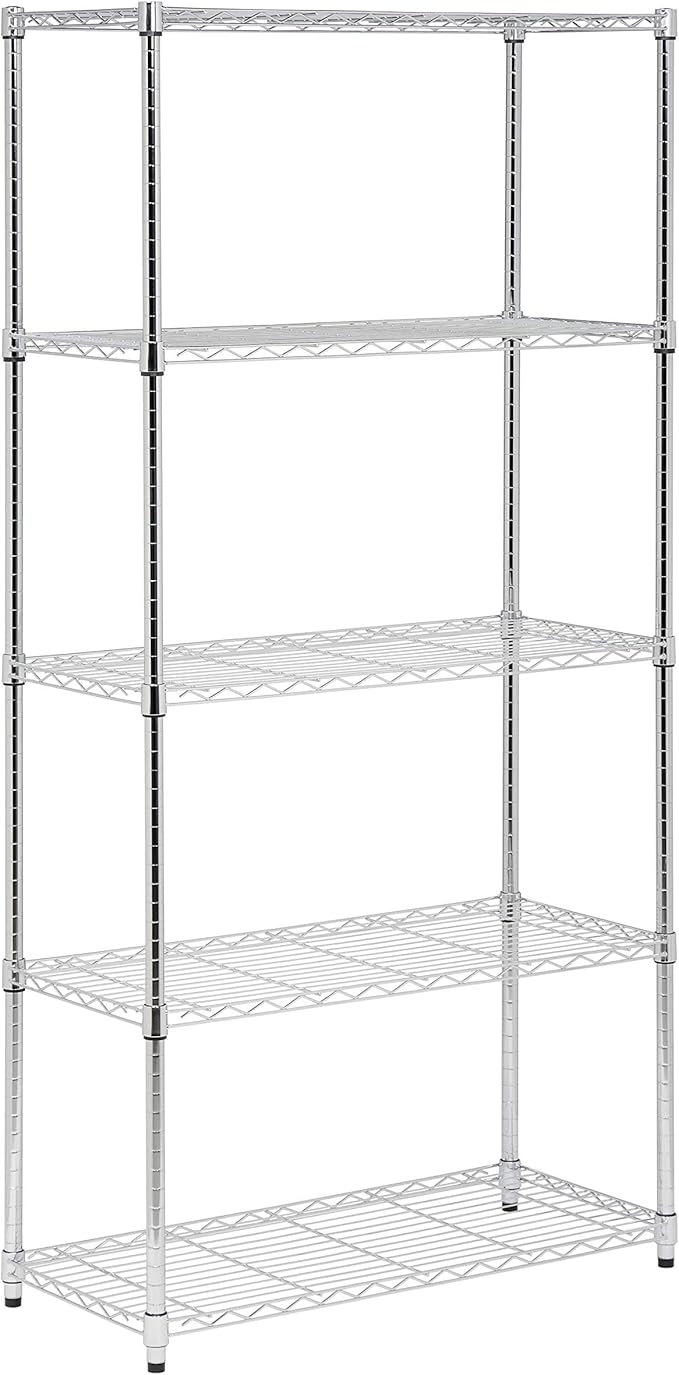 HoneyCanDo SHF01913 5Tier Adjustable Shelving System