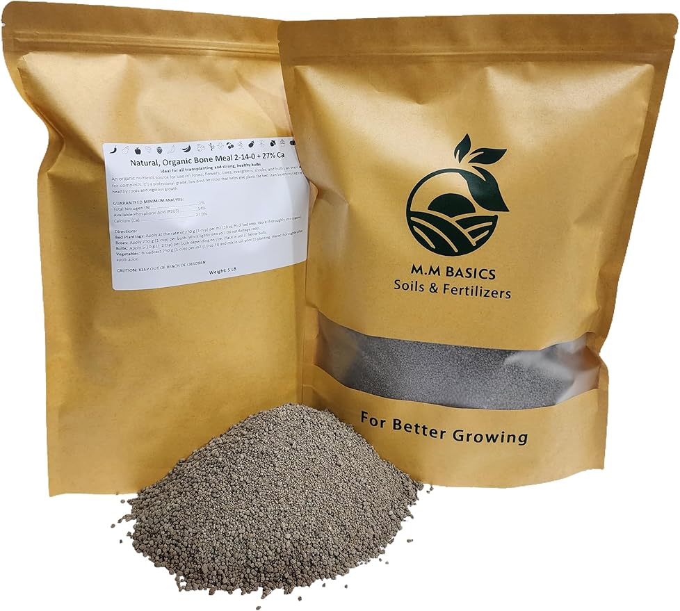 5 LB Organic Bone Meal 2140 + 27 Ca, Ideal for All Transplanting