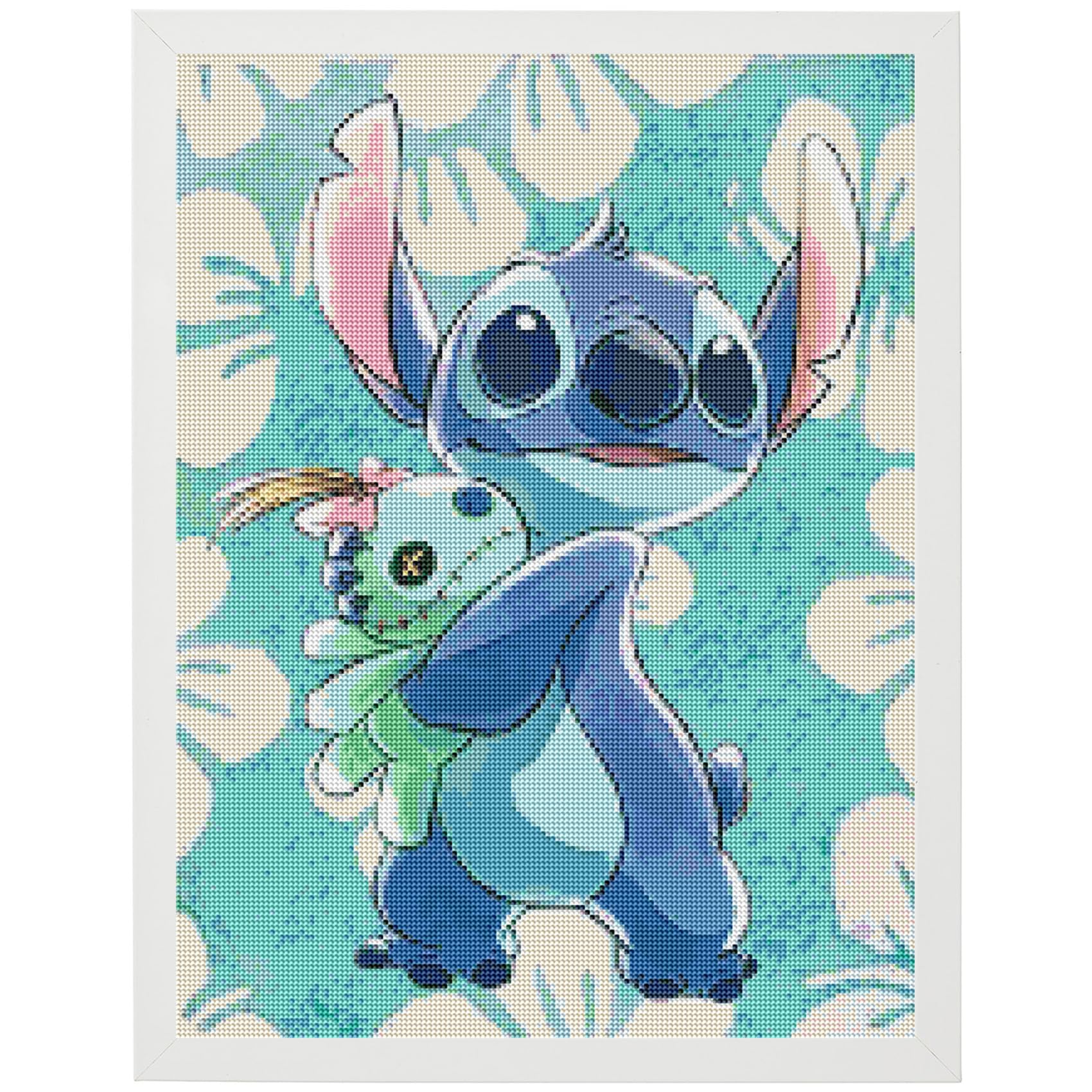 Ratizi Diamond Painting Kits for Adults - Stitch 5D Diamond Art Kits, 12x16 Inch, Unisex, Non-Foldable