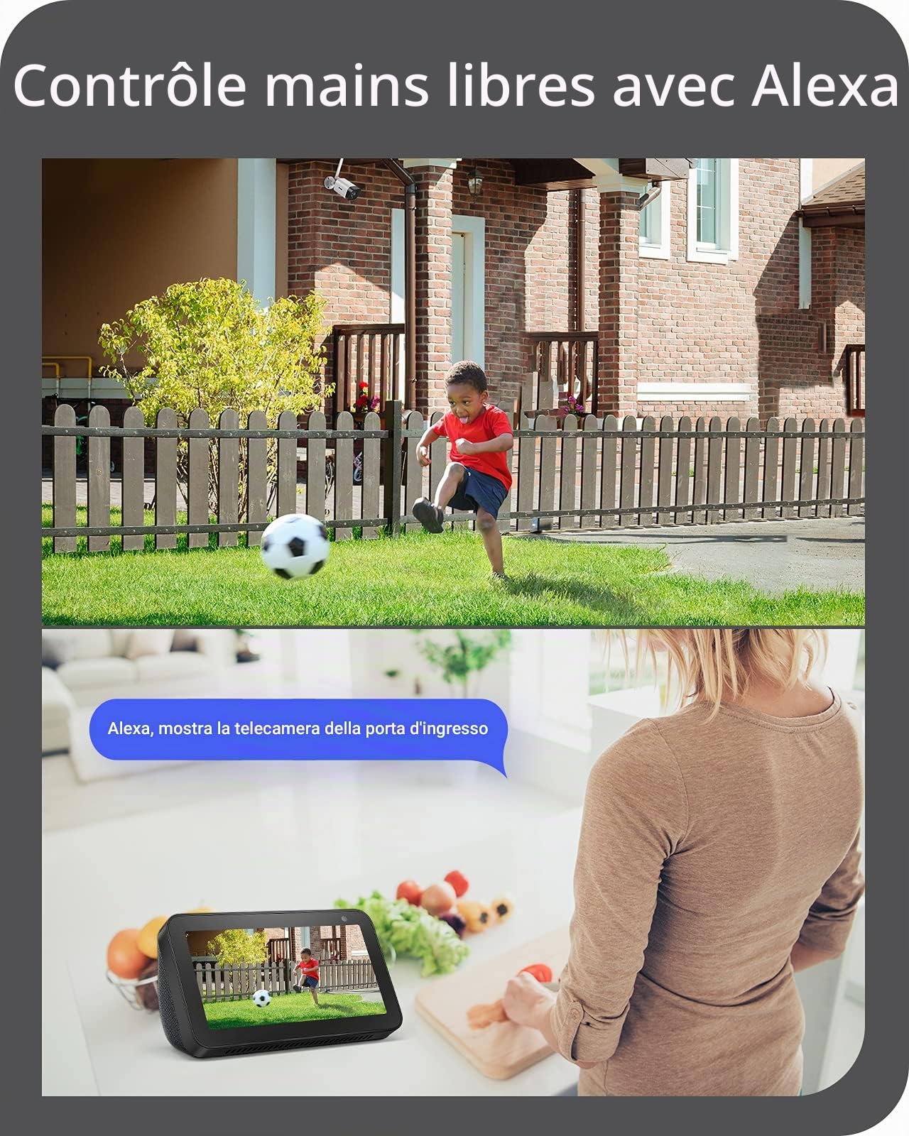 ANNKE 2K Kit de vidéosurveillance WiFi, double bande 2,4/5 GHz, 4K NVR 16 CH 1 To + 4 caméras Wi-Fi extérieures, vision nocturne à couleurs, audio à 2 voies, détection de personnes, IP67, boîtier