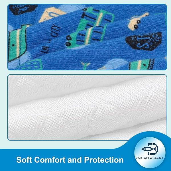 FLYISH DIRECT Mutandine di Apprendimento - Confezione da 7 Pantaloni da vasino Traspiranti e Morbidi, Pantaloni da vasino per Bambini a 6 Strati - 4