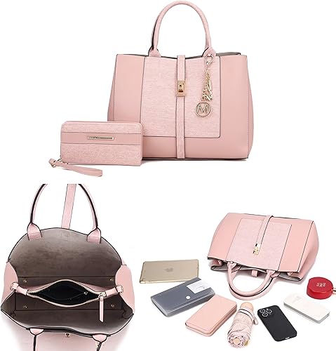 Miniatura 6 de MKF Collection Mia K - Bolso tipo cartera y cartera para mujer, bolso cruzado con asa superior