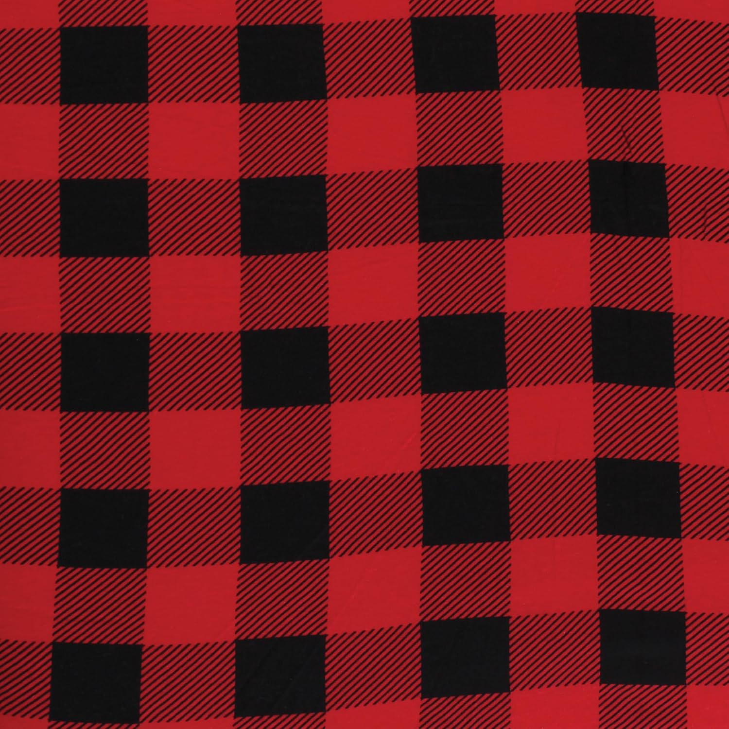 Hudson Baby Unisex Baby Cotton Fitted Crib Sheet, Buffalo Plaid, One Size