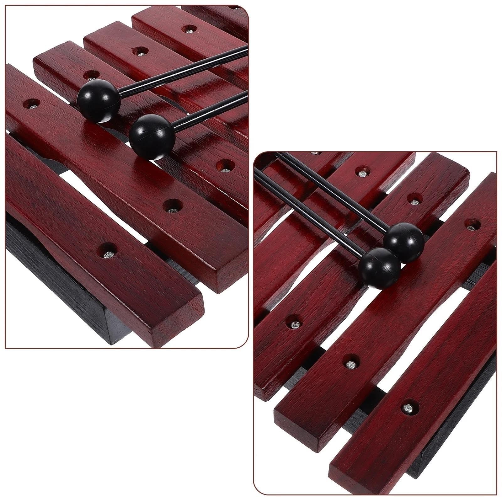 Instrument De Musique Xylophone En Bois Xylophone Piano À Huit Notes Adapté Aux Débutants Professionnels Adultes Pour S'entraîner À Jouer Des Instruments De Musique Xylophone