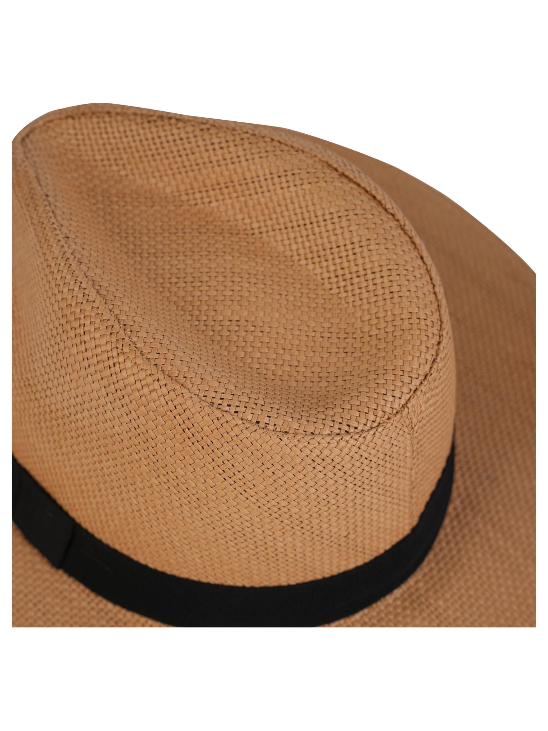 SCHIETWETTER Unisex Erw. Panamahut Carlos, Strohhut für Herren, Sommerhut, aus 100% Papier