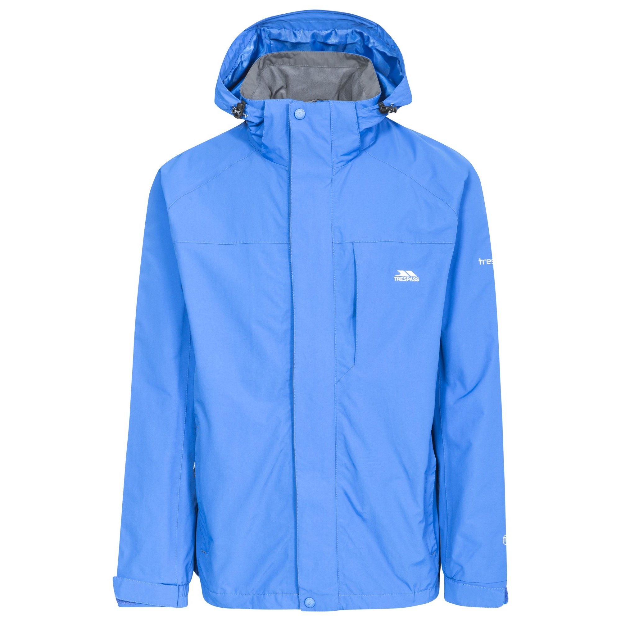Trespass Men's   Blue Waterproof Jacket Polyamide Taslan Pu Coating in Size XXL, BrandAlley