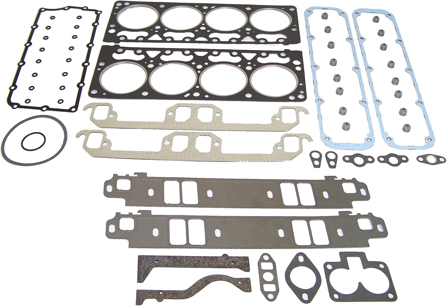 DNJ FGK1142 Full Gasket Set for 1992-1997 Dodge Jeep B250 D150 W250 Dakota Grand Cherokee 5.2L V8 OHV 318cu Naturally Aspirated