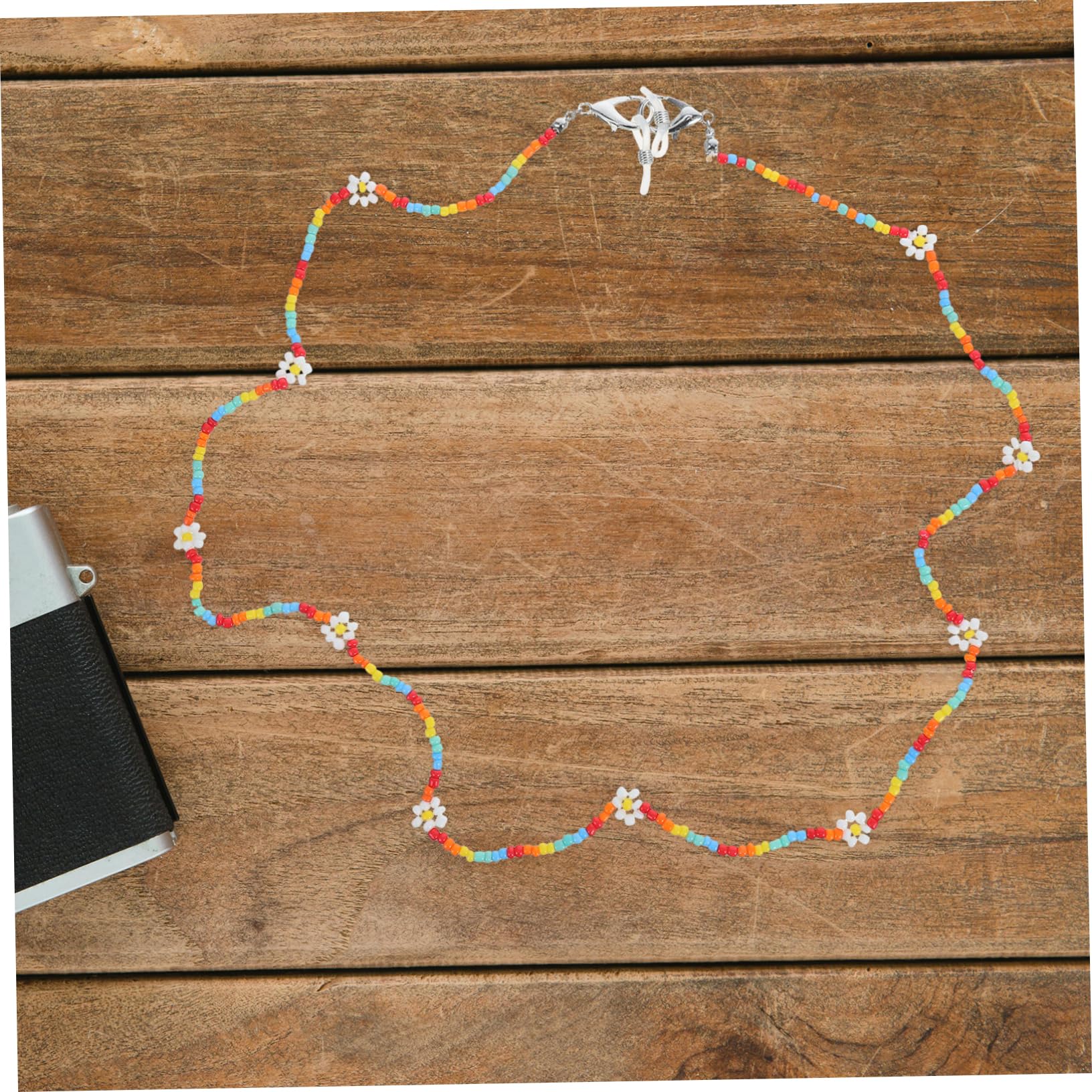 Gatuida Teiliges Blumenperlen Brillenketten Stilvolle Daisy Maskenhalter Bunte Farben Für Sonnenbrillen Lesebrillen Und Masken Halt Für Sport Und Freizeit