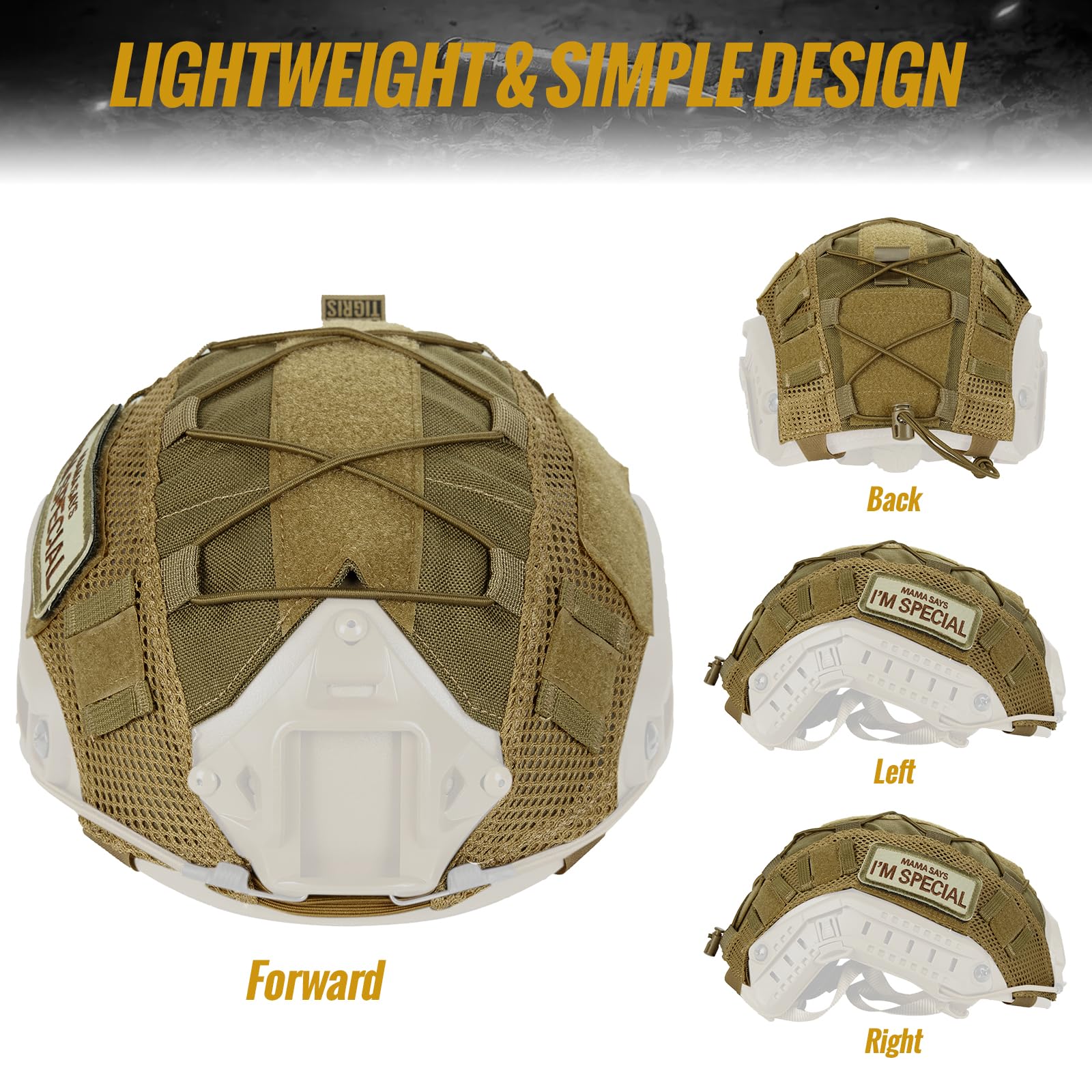 Amazon.co.jp: OneTigris ヘルメットカバー MC ヘルメット保護用